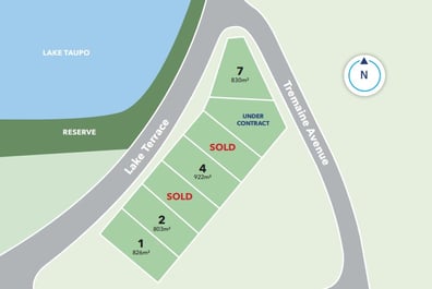 Waters Edge Subdivision Map